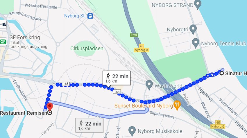 Conferencedinnermap